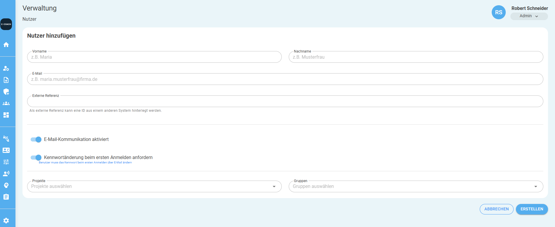Add User Dialog